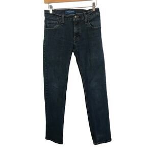 Arizona Jeans Size 28 Mens Flex Slim Straight Medium Blue Wash Slim Guy Jeans